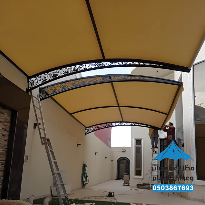 تنفيذ مظلات سيارات بالدمام
